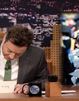 Watch Jimmy Fallon write thank you notes to Five Guys, pecans, the Cannes Film Festival, Pepsi Fire and more on the Friday, May 19, 2017 episode of the Tonight Show Starring Jimmy Fallon.