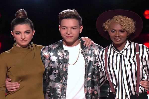    The Voice Season 12 Episode 24 Live Top 10 Eliminations Videos: Tuesday, May 9, 2017. Vanessa Ferguson, Lilli Passero and Mark Isaiah learn which one of them is moving on to the semifinals.