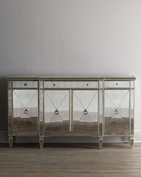 Amelie Mirrored Buffet Neiman Marcus furniture home decor sale