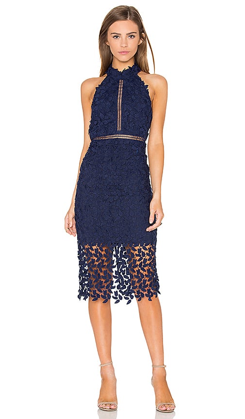 BARDOT GEMMA LACE DRESS Blue Ink lace bodycon dresses summer wedding guest