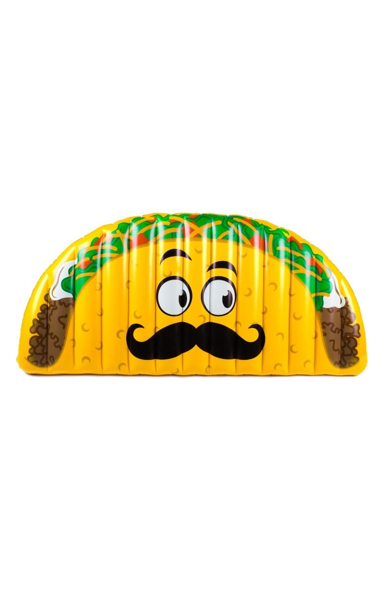 BIGMOUTH INC. Big Mouth Toys Giant Taco Pool Floatie Yellow summer pool floats floaties