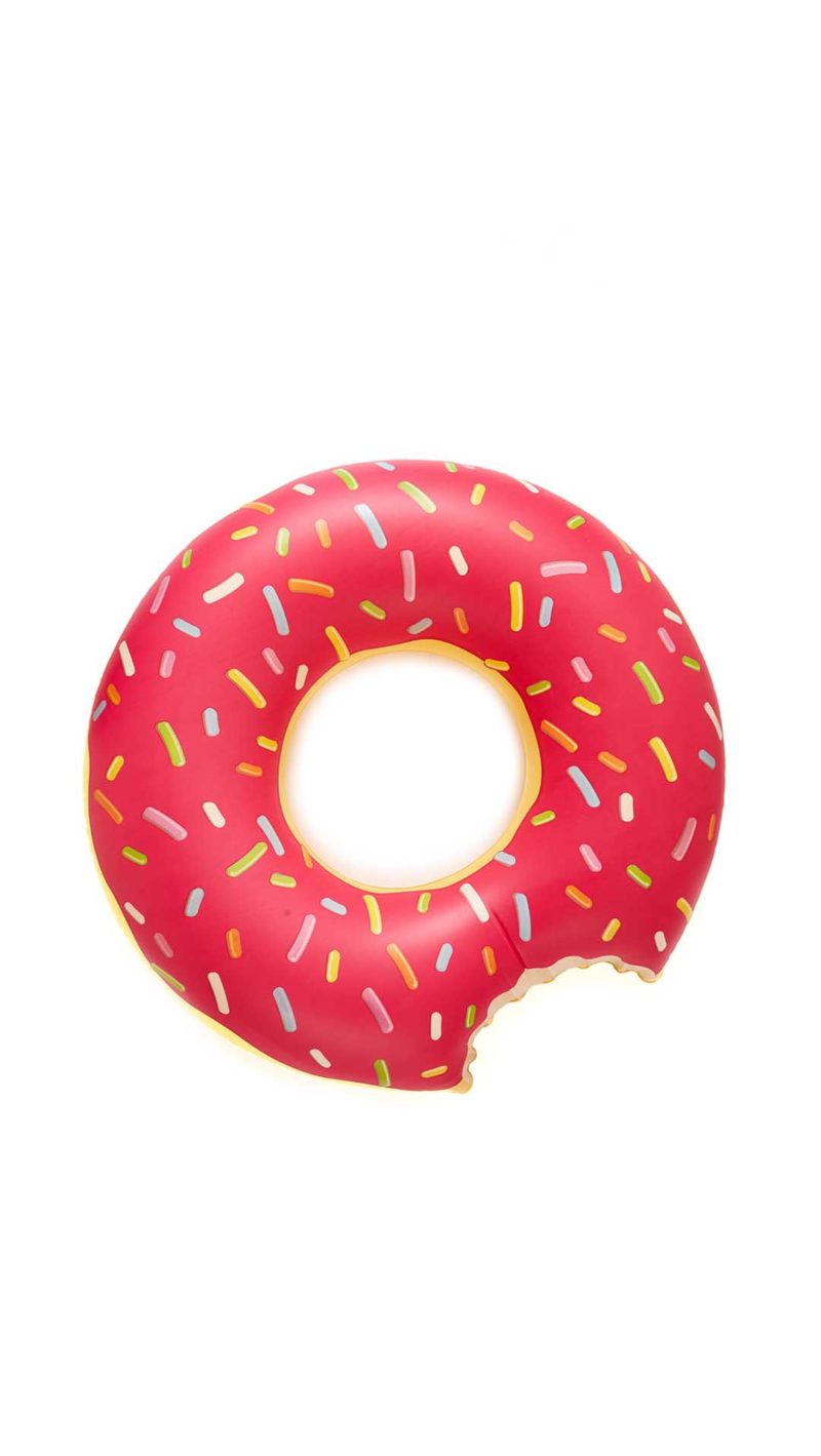 BigMouth Inc Giant Strawberry Donut Pool Float Pink Multi Sprinkles pool floats floaties summer 2017