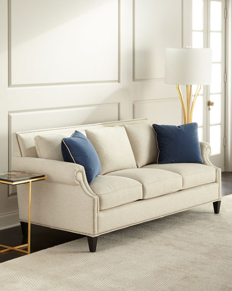 Celia Natural Sofa Cream Horchow sale furniture home decor sales