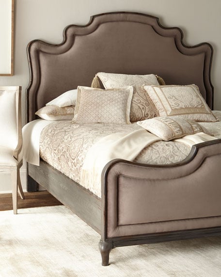 Hooker Furniture Palmeiro Upholstered King Bed Charcoal Horchow friends and family sale