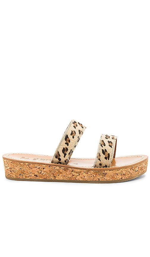 K JACQUES CLUNY CALF HAIR SLIDE Horsey Leopard Print sandals summer 2017