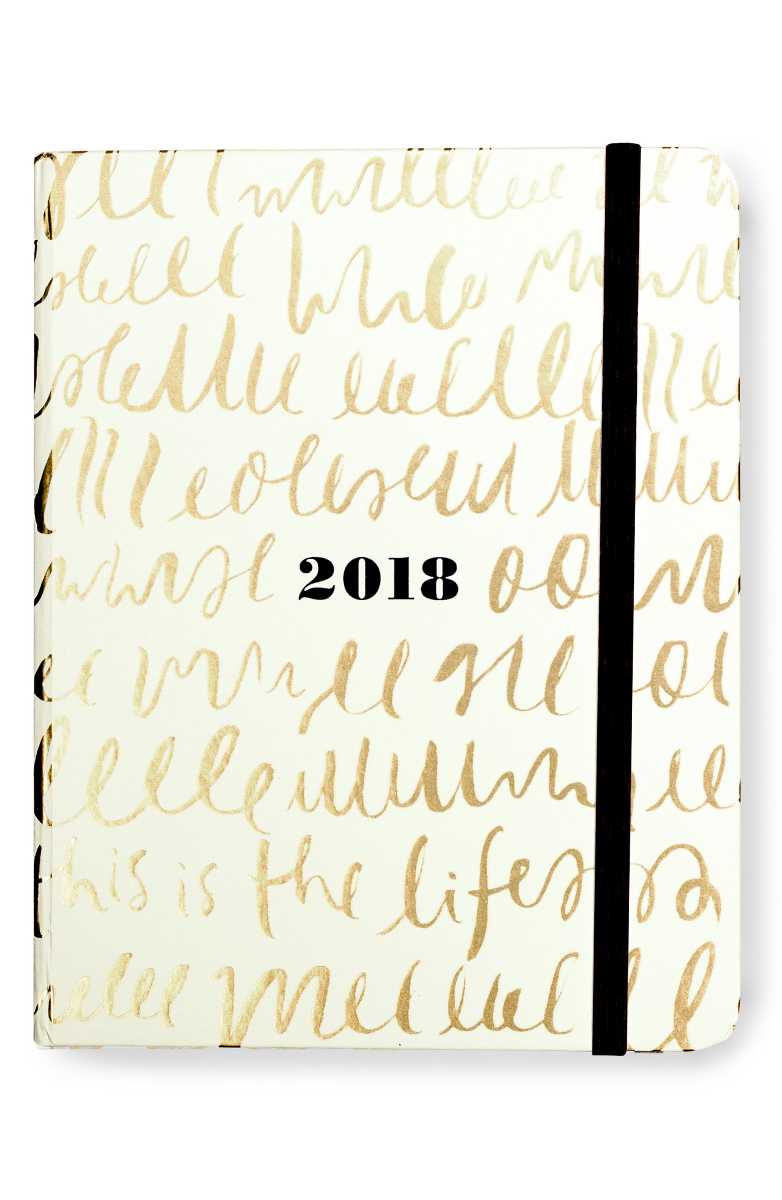 KATE SPADE NEW YORK medium 17-month agenda This Is The Life 2018 17 month planners and agendas