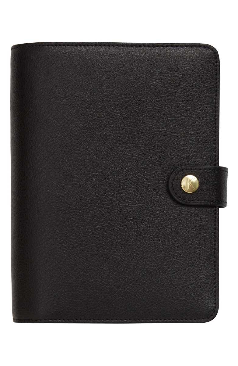 KIKKI.K Leather Personal Planner Black 2017 2018 planners
