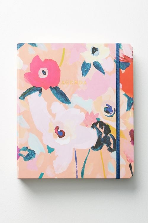 KT Smail Picturesque Florals 2017-2018 Planner Coral Floral Print 2018 17 month planners