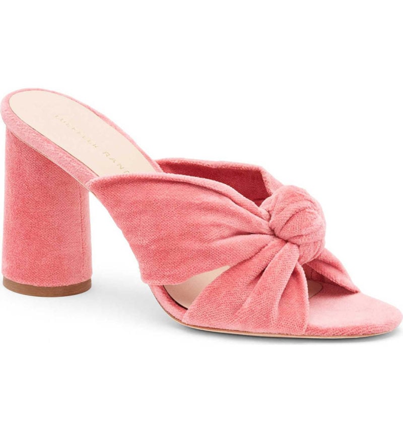 LOEFFLER RANDALL Coco Sandal Watermelon block heel sandals nordstrom