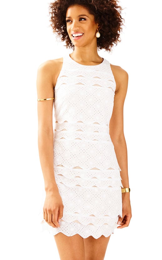 Lilly Pulitzer BRENTON EYELET SHIFT DRESS Resort White Daisy Eyelet dresses summer 2017