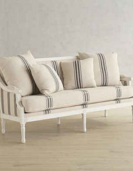 Magnolia Home by Joanna Gaines Collection Magnolia Home Parlor White Settee Pier 1 magnolia home by joanna gaines for pier 1