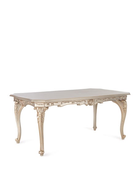 Outdoor Dining Table Champagne Horchow friends and family sale