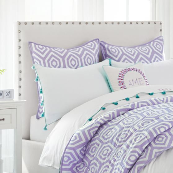 PBteen Raleigh Upholstered Square Headboard pbteen 25% sale