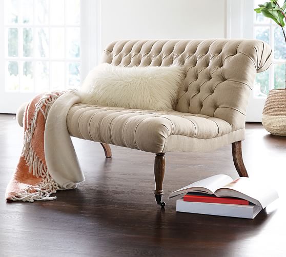 Pottery Barn CAROLYN LOVESEAT pottery barn sofas Performance Fabrics 20% Off sale