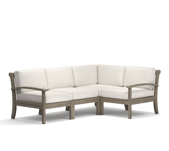 Pottery Barn CHATHAM SECTIONAL SET - GRAY pottery barn premier sale