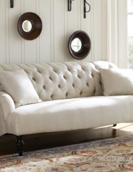 Pottery Barn CLARA UPHOLSTERED APARTMENT SOFA pottery barn performance fabric 20% sale