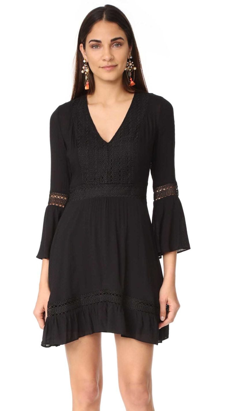 Rebecca Minkoff Merryl Dress Black Lace shopbop sale