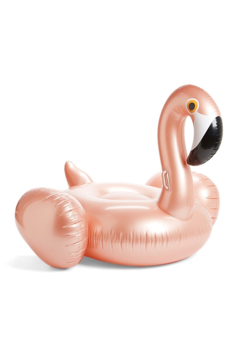Sunnylife 'Rosie' Inflatable Flamingo Pool Float Rose Gold summer pool floats