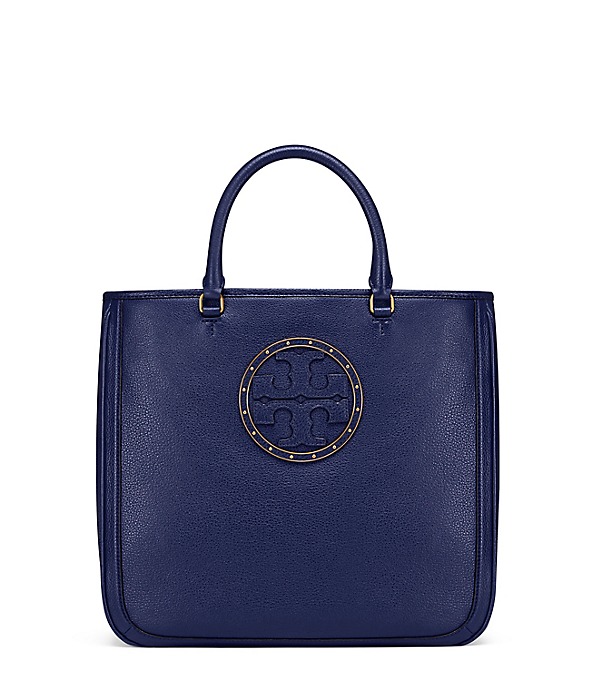 Tory Burch STUD TOTE Royal Navy Blue tory burch semi-annual sale