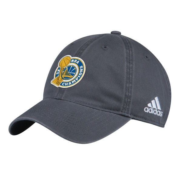 adidas Golden State Warriors Youth Gray 2017 NBA Finals Champions Locker Room Unstructured Adjustable Hat golden state warriors nba champions