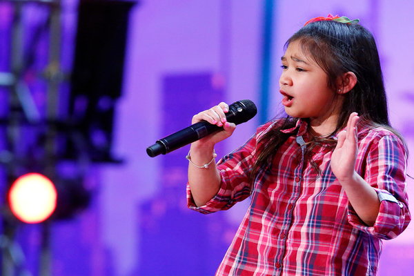  Watch America's Got Talent Season 12 Episode 2 Auditions Night 2: Tuesday, June 6, 2017. Meet talented and inspiring singer Angelica Hale of Atlanta, Georgia. She's nine years old and in the fourth grade! She's been singing since she was two years old. The world is blessed to hear her sing! She needed a kidney transplant at a very young age, and her mom donated hers. Angelica aspires to be the next Whitney Houston. Tonight she sang Andra Day's hit song "Rise Up." It was beyond gorgeous and definitely one of the most amazing performances of the night.