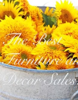 Candace Rose shares the best furniture and home decor sales for Saturday June 10, and Sunday, June 11, 2017 candieanderson blog