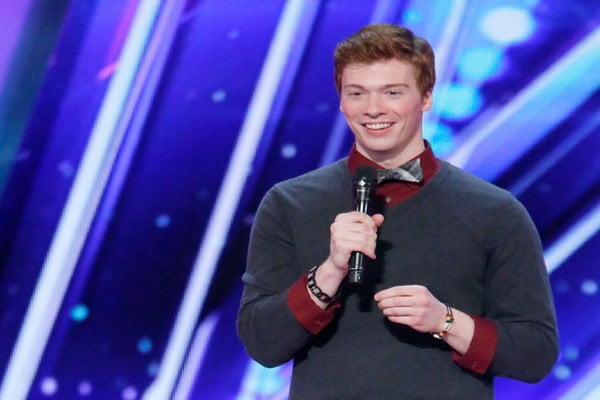 Watch America's Got Talent Season 12 Episode 3 Auditions Night 3 Videos: Tuesday, June 13, 2017: See singing comedian Daniel Ferguson age 23 of Youngstown, Ohio nail his first performance in front of an audience to the tune of DNCE's "Cake By The Ocean." He sounds just like Mickey Mouse, Scooby Doo, and (every other character he imitated)!