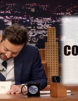 Tonight show video: Watch Jimmy Fallon write thank notes to the James Comey hearing, covfefe, Tom Cruise, Mummy movie, Capri sun and much more on the Friday, June 9, 2017 episode of the Tonight Show Starring Jimmy Fallon.
