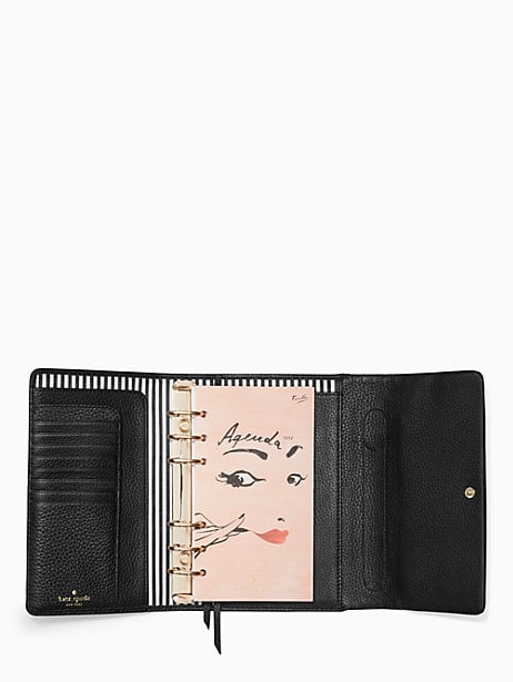kate spade new york cobble hill large agenda black 2018 17 month agendas and planners