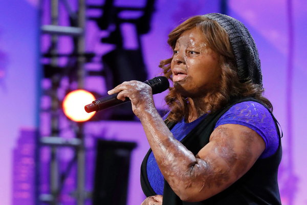 Watch America's Got Talent Season 12 Episode 3 Auditions Night 3 Videos: Tuesday, June 13, 2017: Meet beautiful, talented and inspiring singer Kechi (of Nigeria; she now lives in Houston). She survived a plane crash when she was 16 years old which happened on December 10, 2005. Kechi said "music was her escape and that's why it means so much to her." Be sure to watch the video below to see her share her story and hear her perform Ed Sheeran's hit song "Thinking Out Loud."