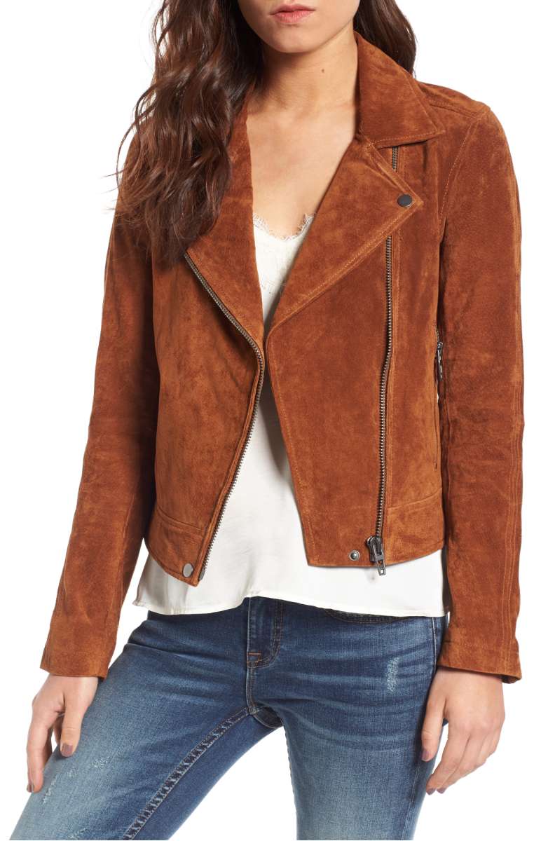 BLANKNYC Suede Moto jacket Spice nordstrom anniversary sale 2017