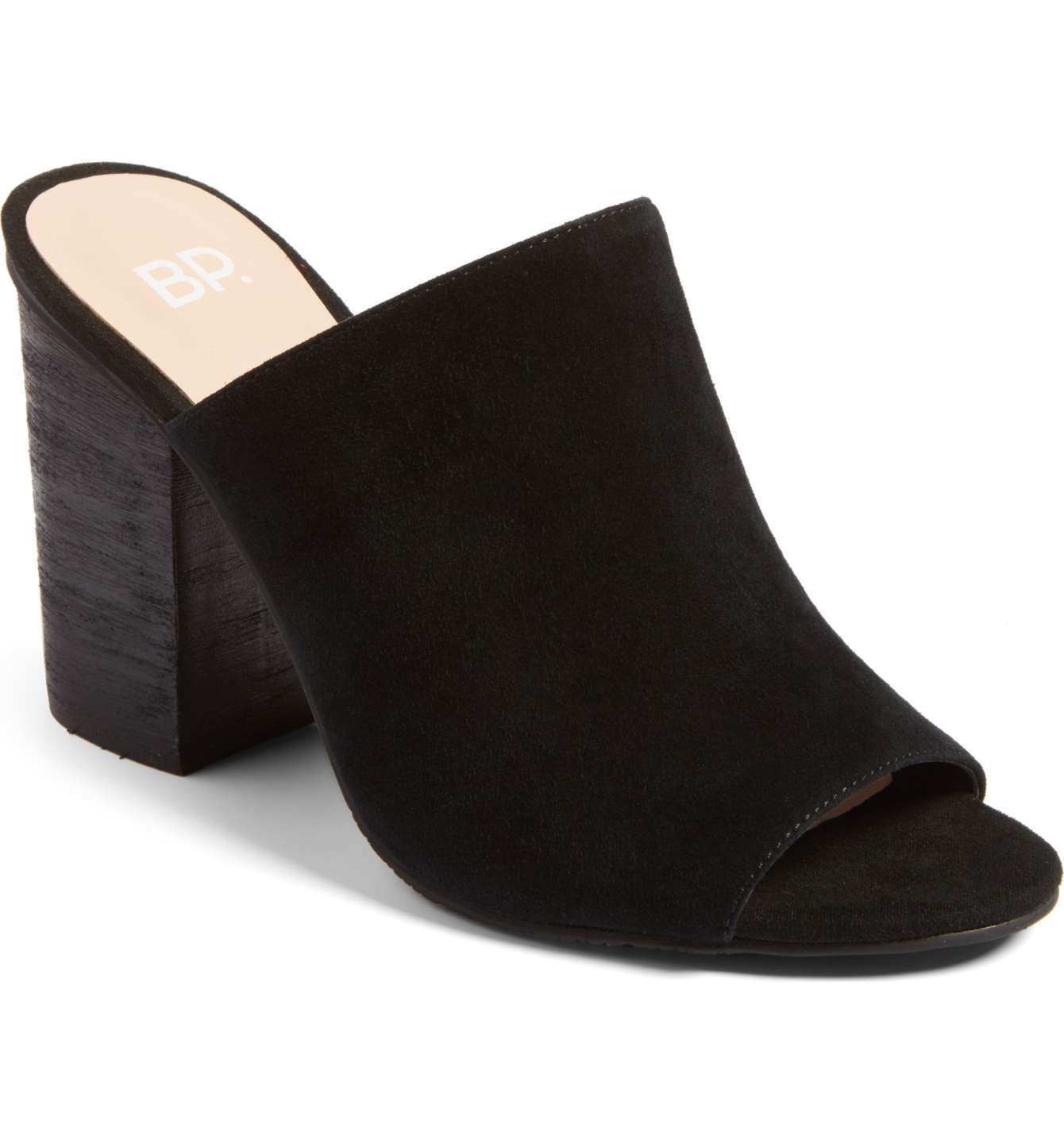 BP. Tale 2 Slide Heel Sandals Black Nordstrom anniversary sale 2017