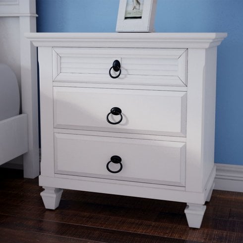Beachcrest Home Norfolk 3 Drawer Nightstand Wayfair july 4th blowout sale