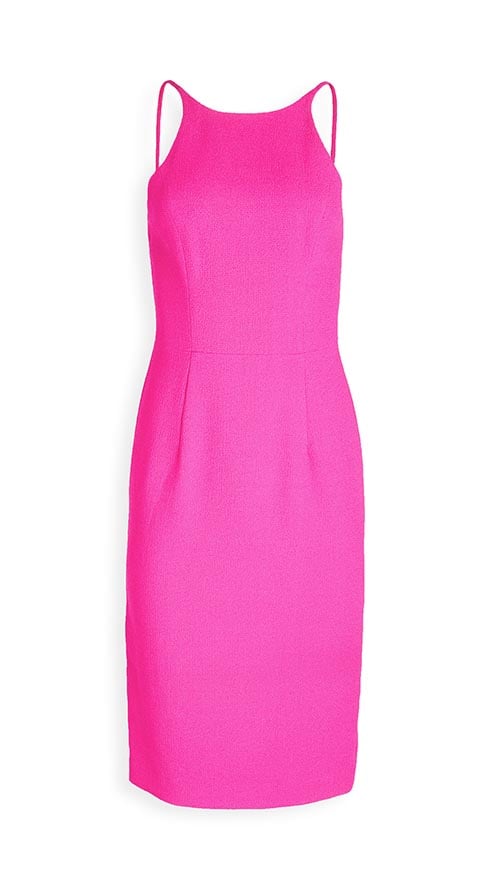 Black Halo Montego Sheath Dress Vibrant Pink wedding guest dresses