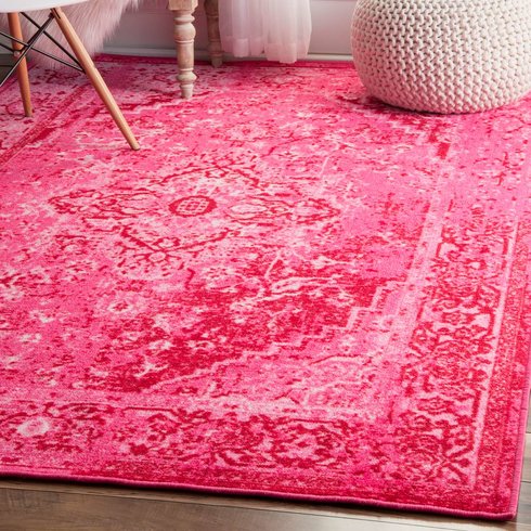 Bungalow Rose Kapadia Pink Area Rug Wayfair rug market sale