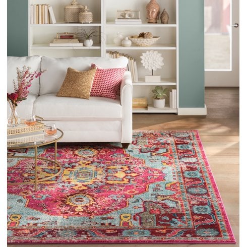 Bungalow Rose Loughlam Pink Area Rug Wayfair rug market sale