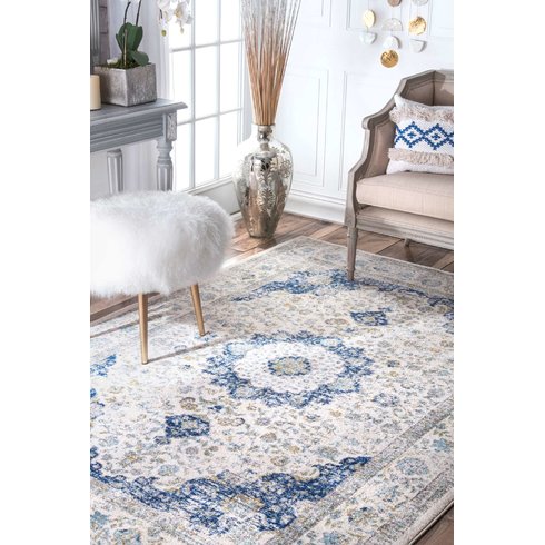 Charlton Home Doylestown Blue Area Rug Wayfair Rug market sale