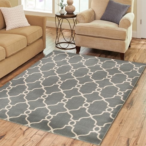 Charlton Home Rowena Woven Gray Area Rug Wayfair rug market sale