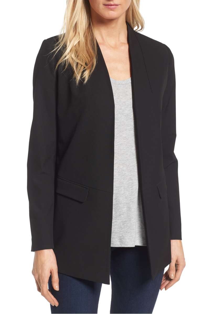 Halogen No-Closure Blazer Black nordstrom anniversary sale