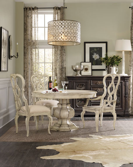 Hooker Furniture Brooks Dining Armchairs, Set of 2 Neutral Horchow summer sale 2017