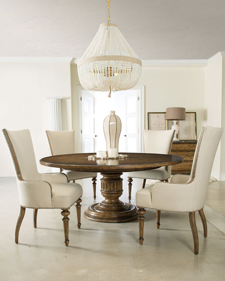 Hooker Furniture Lochte Round Dining Table Horchow summer sale 2017