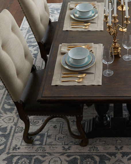Hooker Furniture Reverie Trestle Dining Table Dark Brown Horchow summer sale 2017