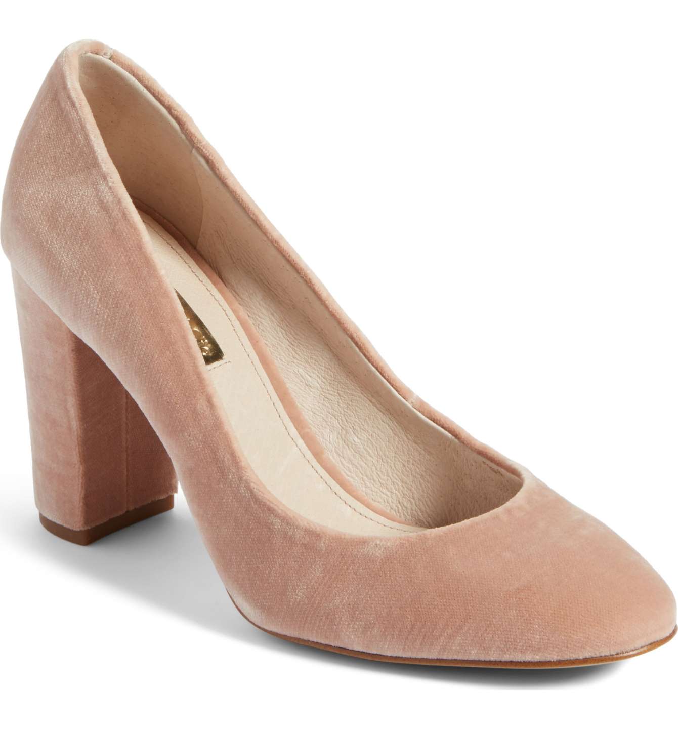 LOUISE ET CIE Jianna Stacked Heel Pump Cherie Velvet Fabric nordstrom anniversary sale 2017