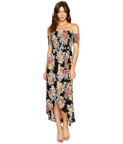 Lucy Love Tranquility Dress Black Floral Print zappos floral print dresses under 100 dollars