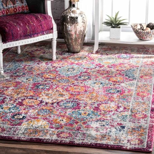 Mistana Paige Pink Area Rug Wayfair july 4th blowout sale
