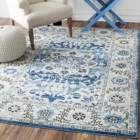 Ophelia & Co. Alfon Aqua Area Rug Wayfair Rug Market Sale