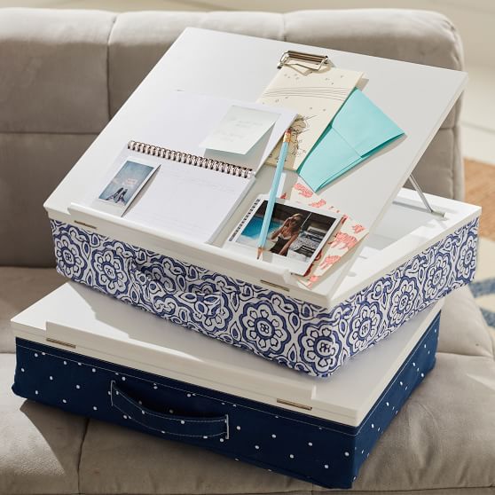 PBteen Adjustable Superstorage Lapdesk Navy PBteen study save sale
