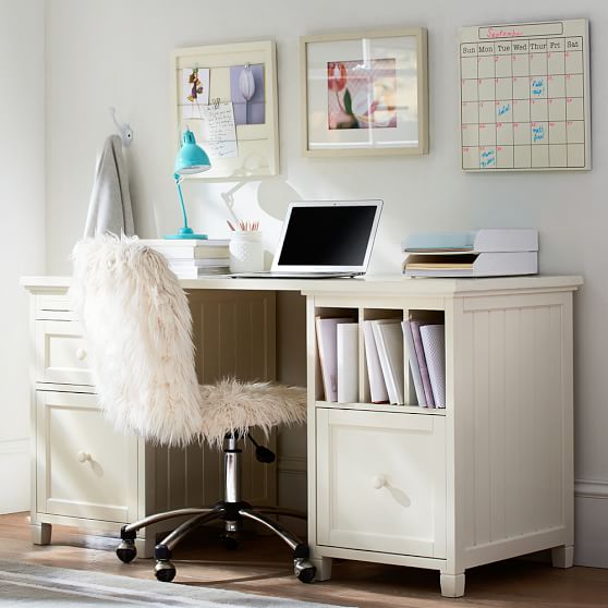 PBteen Beadboard Smart Divider Desk pbteen study and save sale pottery barn teen back to school