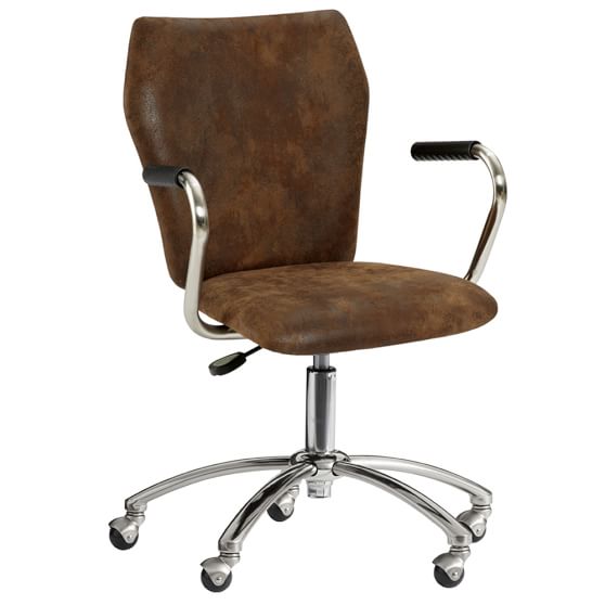 PBteen Trailblazer Airgo Arm + Armless Chair Saddle Faux Leather study and save sale