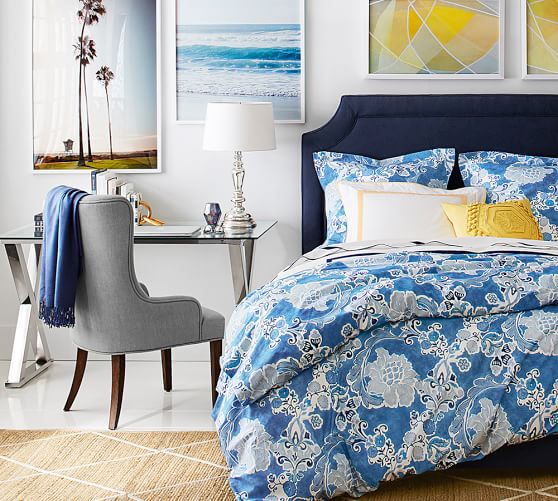 Pottery Barn ARDLEY UPHOLSTERED HEADBOARD Eco-Friendly pottery barn upholstered beds sale 2017 